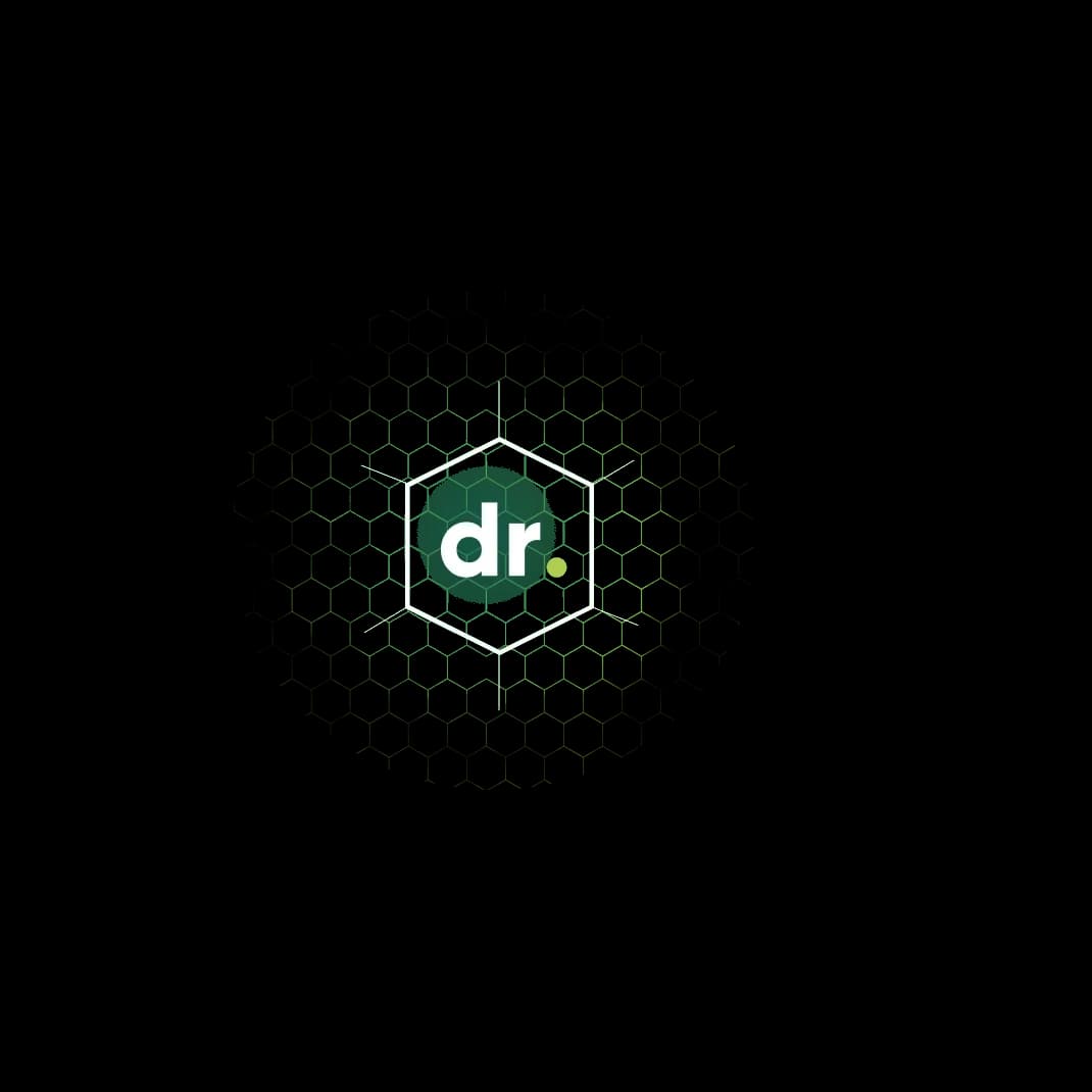 Ícone dr.online cercado pelos produtos do ecossistema
