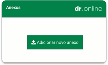 Card de anexos da teleconsulta